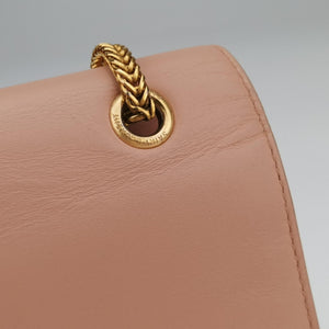 Pre-owned Yves Saint Laurent BETTY Pink Leather 314515 shoulderbag | stylenewstar