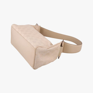 Pre-owned Gucci GG Canvas Beige Canvas x Leather 92699 handbag | stylenewstar