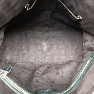 Pre-owned Gucci Guccissima Brown × Black Canvas×Leather 247279 shoulderbag | stylenewstar