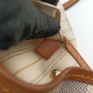 Pre-owned Louis Vuitton Neverfull MM Azur Damier Canvas N51107 shoulderbag | stylenewstar