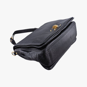 Pre-owned Miu Miu Madras Black Leather shoulderbag | stylenewstar