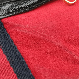 Secondhand Gucci OPHIDIA Black×red suede×Patent Leather 517350 shoulderbag | stylenewstar