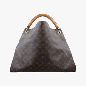 Pre-owned Louis Vuitton ARTSY MM Brown Monogram Canvas M40249 shoulderbag | stylenewstar