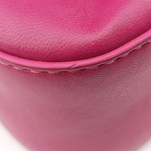 Pre-owned Fendi Be Baguette Rose Leather 8BR677 shoulderbag | stylenewstar