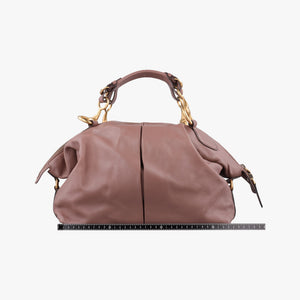 Secondhand Gucci Horsebit hobo Pink Leather 309578 handbag | stylenewstar