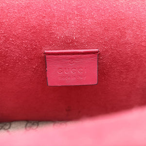 Secondhand Gucci Dionysus beige×red PVC coated canvas × suede 421970 shoulderbag | stylenewstar