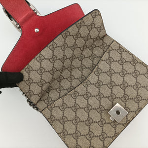 Secondhand Gucci Dionysus beige×red PVC coated canvas × suede 421970 shoulderbag | stylenewstar