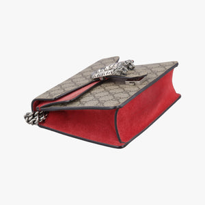 Secondhand Gucci Dionysus beige×red PVC coated canvas × suede 421970 shoulderbag | stylenewstar