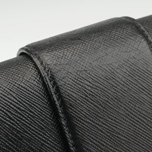 Pre-owned Prada Sound Lock Black SAFFIANO Leather 1BD034 shoulderbag | stylenewstar