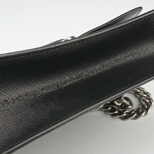 Pre-owned Prada Sound Lock Black SAFFIANO Leather 1BD034 shoulderbag | stylenewstar