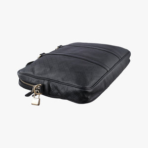 Pre-owned Gucci Diamante Black Leather 208463 handbag | stylenewstar