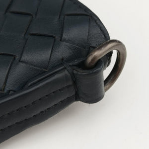 Secondhand Bottega Veneta Intrecciato Navy lambskin shoulderbag | stylenewstar