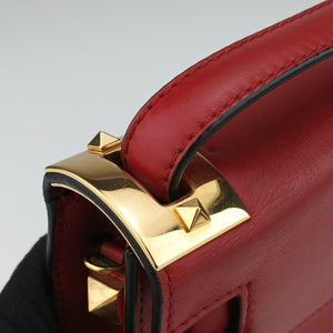 Secondhand Valentino My Rockstud Red Leather shoulderbag | stylenewstar