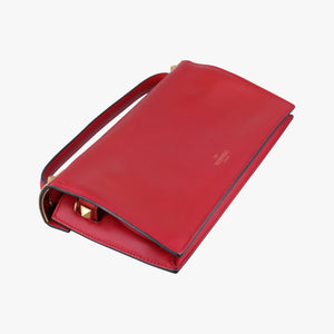Secondhand Valentino My Rockstud Red Leather shoulderbag | stylenewstar