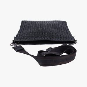 Pre-owned Bottega Veneta Intrecciato Black lambskin shoulderbag | stylenewstar