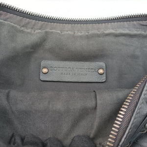 Pre-owned Bottega Veneta Intrecciato Black lambskin shoulderbag | stylenewstar