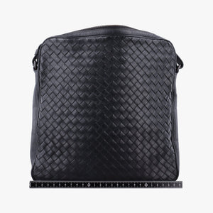 Pre-owned Bottega Veneta Intrecciato Black lambskin shoulderbag | stylenewstar
