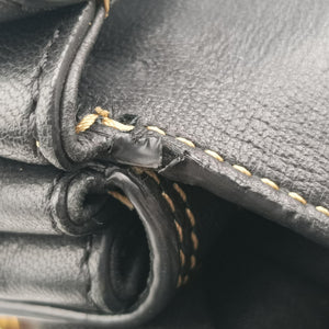 Vintage Marni Trunk Black Leather shoulderbag | stylenewstar