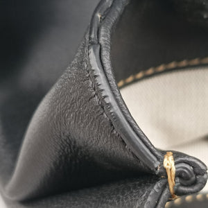 Vintage Marni Trunk Black Leather shoulderbag | stylenewstar