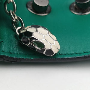 Pre-owned Bvlgari Serpenti Forever Green leather shoulderbag | stylenewstar
