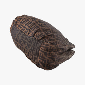 Pre-owned Fendi Mia Brown canvas 8BR616 shoulderbag | stylenewstar