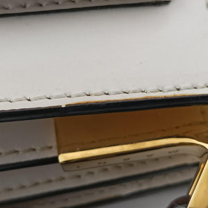 Pre-owned Marni TRUNK White × Green Leather shoulderbag | stylenewstar