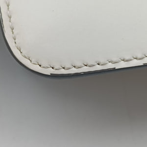 Pre-owned Marni TRUNK White × Green Leather shoulderbag | stylenewstar
