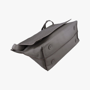 Vintage Bottega Veneta Intrecciato Grey lambskin shoulderbag | stylenewstar