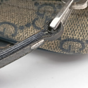 Pre-owned Gucci GG Imprime Messenger Beige × Navy PVC coated canvas×leather 201448 shoulderbag | stylenewstar