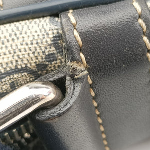 Pre-owned Gucci GG Imprime Messenger Beige × Navy PVC coated canvas×leather 201448 shoulderbag | stylenewstar