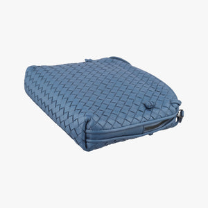 Secondhand Bottega Veneta NODINI Intrecciato Blue lambskin shoulderbag | stylenewstar