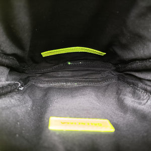 Pre-owned Balenciaga Le Cagole Neon Yellow lambskin shoulderbag | stylenewstar