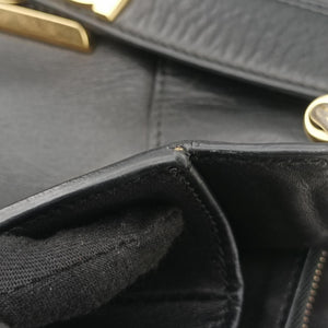 Pre-owned Ferragamo Enny hobo Black Leather shoulderbag | stylenewstar