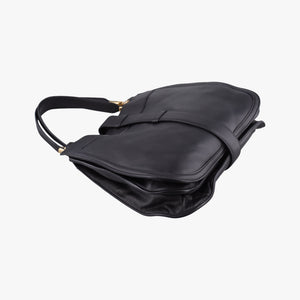 Pre-owned Ferragamo Enny hobo Black Leather shoulderbag | stylenewstar