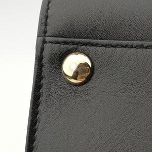 Pre-owned Ferragamo Gancini Juliet Black leather handbag | stylenewstar