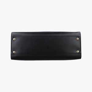 Pre-owned Ferragamo Gancini Juliet Black leather handbag | stylenewstar