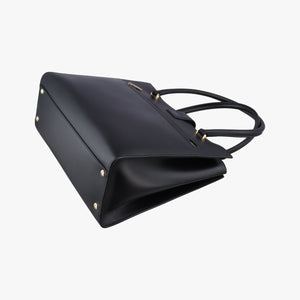 Pre-owned Ferragamo Gancini Juliet Black leather handbag | stylenewstar