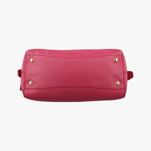 Pre-owned Prada Boston Pink SAFFIANO Leather BN1874 handbag | stylenewstar