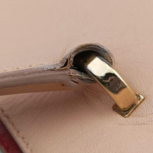 Vintage Ferragamo Gancini Juliet Beige leather handbag | stylenewstar