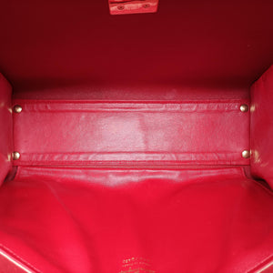 Vintage Ferragamo Gancini Juliet Beige leather handbag | stylenewstar