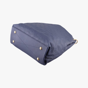 Pre-owned Louis Vuitton Metis Hobo Celeste Blue Monogram Empreinte M40812 shoulderbag | stylenewstar