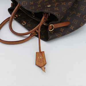 Pre-owned Louis Vuitton MONTAIGNE MM Brown Monogram Canvas M41056 shoulderbag | stylenewstar