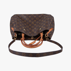 Pre-owned Louis Vuitton MONTAIGNE MM Brown Monogram Canvas M41056 shoulderbag | stylenewstar
