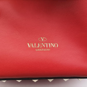 Pre-owned Valentino Rockstud Red Leather backpack/rucksack | stylenewstar
