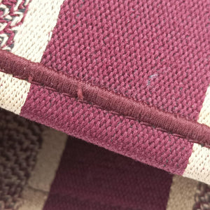 Secondhand Christian Dior Book Tote Red Jacquard handbag | stylenewstar