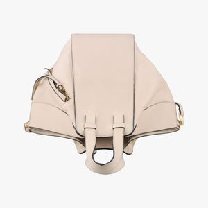 Pre-owned Loewe Hammock Beige Leather handbag | stylenewstar