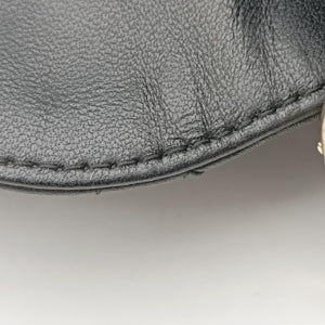 Pre-owned Christian Dior Lady Dior Cannage chain Black lambskin shoulderbag | stylenewstar
