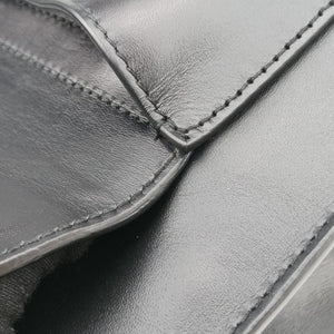 Vintage Balenciaga Padlock All Afternoon Black Leather shoulderbag | stylenewstar
