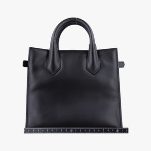 Vintage Balenciaga Padlock All Afternoon Black Leather shoulderbag | stylenewstar