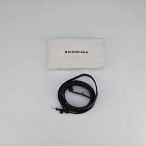 Vintage Balenciaga Padlock All Afternoon Black Leather shoulderbag | stylenewstar